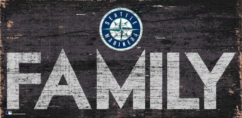 Seattle Mariners 6&quot; x 12&quot; Family Sign
