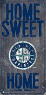Seattle Mariners 6" x 12" Home Sweet Home Sign