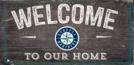 Seattle Mariners 6" x 12" Welcome Sign