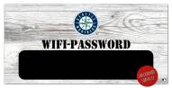Seattle Mariners 6" x 12" Wifi Password Sign