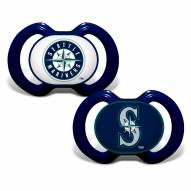 Seattle Mariners Baby Pacifier 2-Pack
