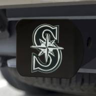 Seattle Mariners Black Matte Hitch Cover