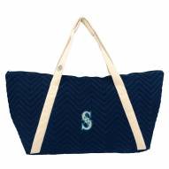 Seattle Mariners Chevron Stitch Weekender Bag