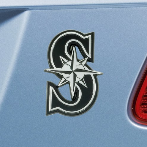 Seattle Mariners Chrome Metal Car Emblem