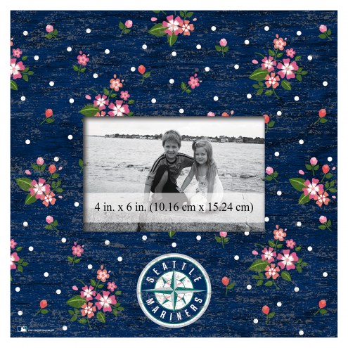 Seattle Mariners Floral 10&quot; x 10&quot; Picture Frame