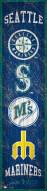 Seattle Mariners Heritage Banner Vertical Sign