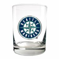Seattle Mariners MLB 2-Piece 14 Oz. Rocks Glass Set
