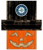 Seattle Mariners Pumpkin Head Sign