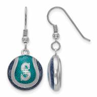 Seattle Mariners Sterling Silver Earrings