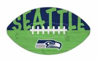 Seattle Seahawks 12" Football Cutout Sign