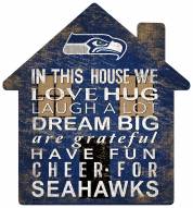 Seattle Seahawks 12" House Sign