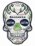 Seattle Seahawks 12" Sugar Skull Sign