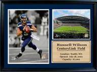 Seattle Seahawks 12" x 18" Russell Wilson Photo Stat Frame