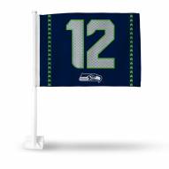 Seattle Seahawks 12th Man Car Flag
