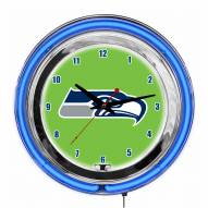 Seattle Seahawks 14" Neon Clock
