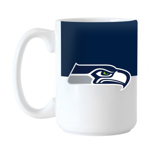 Seattle Seahawks 15 oz. Colorblock Sublimated Mug