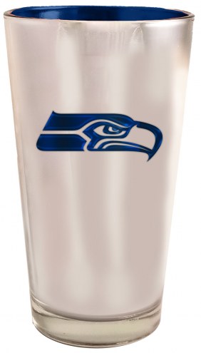 Seattle Seahawks 16 oz. Electroplated Pint Glass