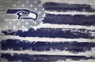 Seattle Seahawks 17" x 26" Flag Sign