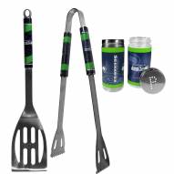 Seattle Seahawks 2 Piece BBQ Set with Tailgate Salt & Pepper Shakers