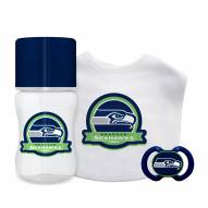 Seattle Seahawks 3-Piece Baby Gift Set