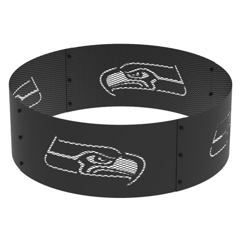 Seattle Seahawks 36&quot; Round Steel Fire Ring