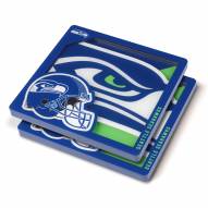 Seattle Seahawks 3D Logo Series Coasters Set