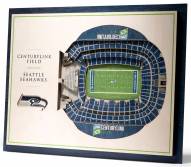 Seattle Seahawks 5-Layer StadiumViews 3D Wall Art