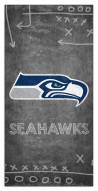 Seattle Seahawks 6" x 12" Chalk Playbook Sign