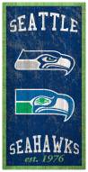 Seattle Seahawks 6" x 12" Heritage Sign