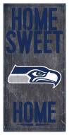 Seattle Seahawks 6" x 12" Home Sweet Home Sign
