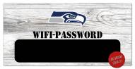 Seattle Seahawks 6" x 12" Wifi Password Sign