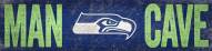 Seattle Seahawks 6" x 24" Man Cave Sign