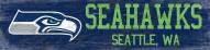 Seattle Seahawks 6" x 24" Team Name Sign