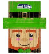 Seattle Seahawks 6" x 5" Leprechaun Head
