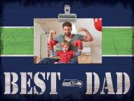 Seattle Seahawks Best Dad Clip Frame