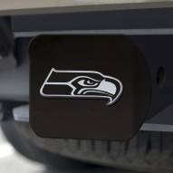 Seattle Seahawks Black Matte Hitch Cover
