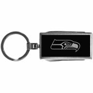 Seattle Seahawks Black Multi-tool Key Chain
