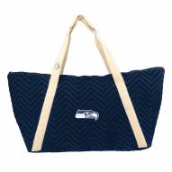 Seattle Seahawks Chevron Stitch Weekender Bag