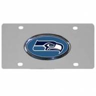 Seattle Seahawks Steel License Plate, Dome
