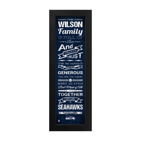 Seattle Seahawks Family Cheer Custom Print