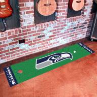 Seattle Seahawks Golf Putting Green Mat