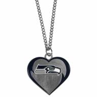 Seattle Seahawks Heart Necklace