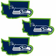 Seattle Seahawks Home State Decal - 3 Pack