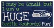 Seattle Seahawks Huge Fan 6" x 12" Sign