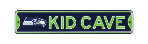 Seattle Seahawks Kid Cave Street Sign