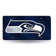 Seattle Seahawks Laser Cut License Plate