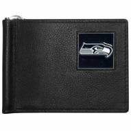 Seattle Seahawks Leather Bill Clip Wallet