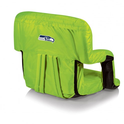 Seattle Seahawks Lime Ventura Portable Outdoor Recliner