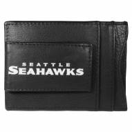 Seattle Seahawks Logo Leather Cash and Cardholder