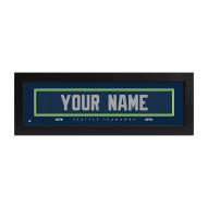 Seattle Seahawks Name Plate Custom Print